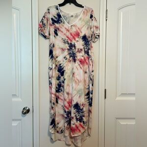 Flamingo multi colored dress